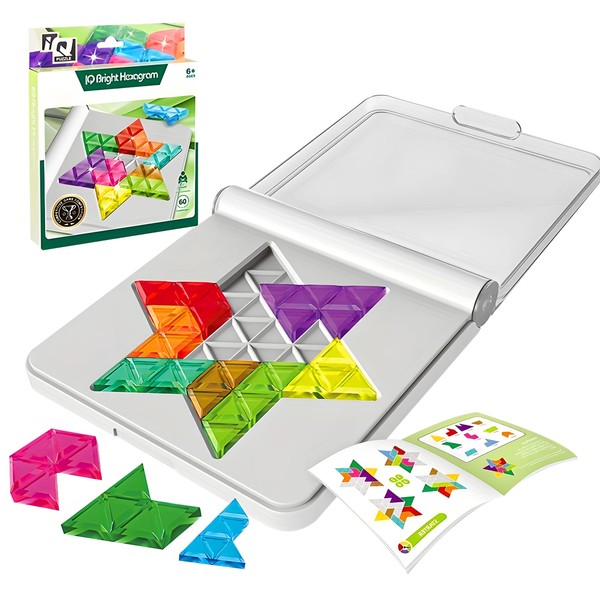 Tangram Puzzle Jigsaw Block, Brain Twist Teaser Toy, Geometry Logic