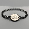 1992 Scotland United Kingdom 5 Pence coin bracelet jewelry crowned