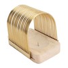 Bread Slicing Cutter Wood 304 Stainless Steel Anti Slip Bread