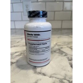 3X Natures Pure Blend Nature's Beets Dietary Supplement 60 Capsules Exp 3/28