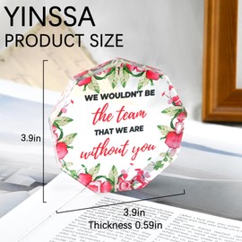 YINSSA Gifts for Christmas Thank You Gifts for Coworkers Boss Team Appreciation Gifts for Womens Coworker Boss Gifts Christmas Ornament Gifts for Coworker Boss Coach Teacher Team Leader Manager Gifts,