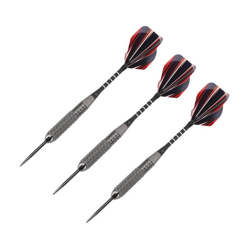 3PCS Metal Tip Darts Set for Dartboard Iron Aluminum Professional