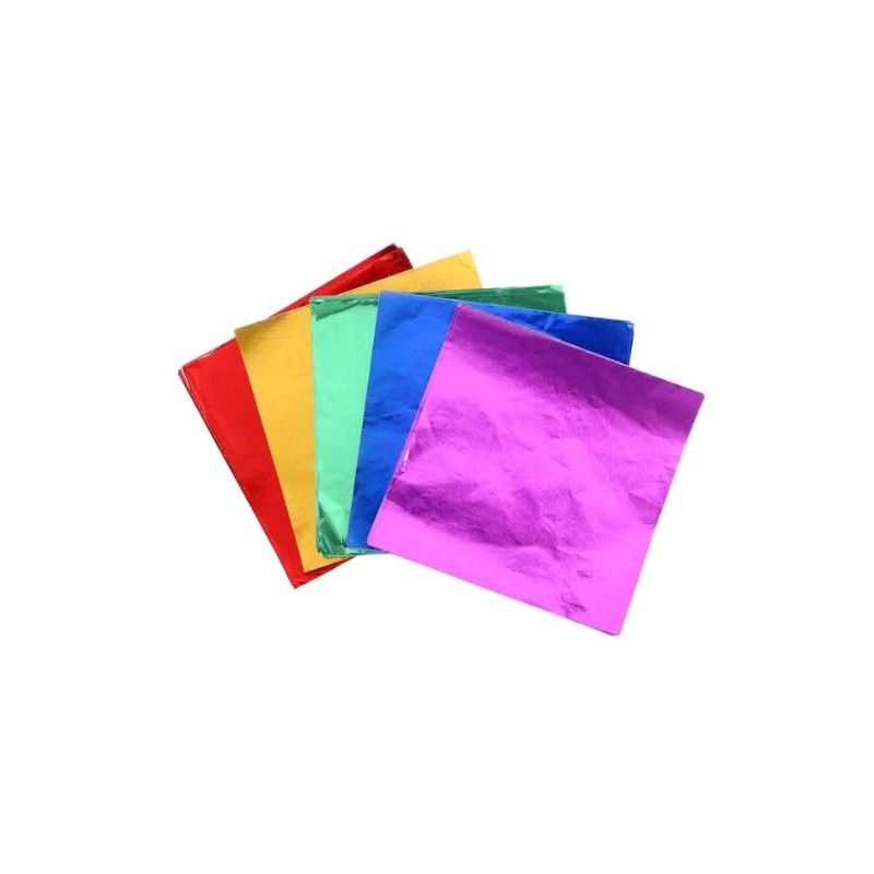 500 Sheets Chocolate Wrappers Candy Wrappers Confectionery Foil sheets DIY
