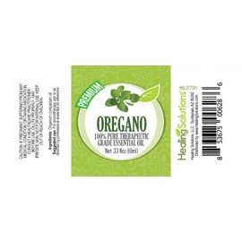 Healing Solutions Healing Solutions 10ml Oils - Oregano Essential Oil - 0.33 Fluid Ounces