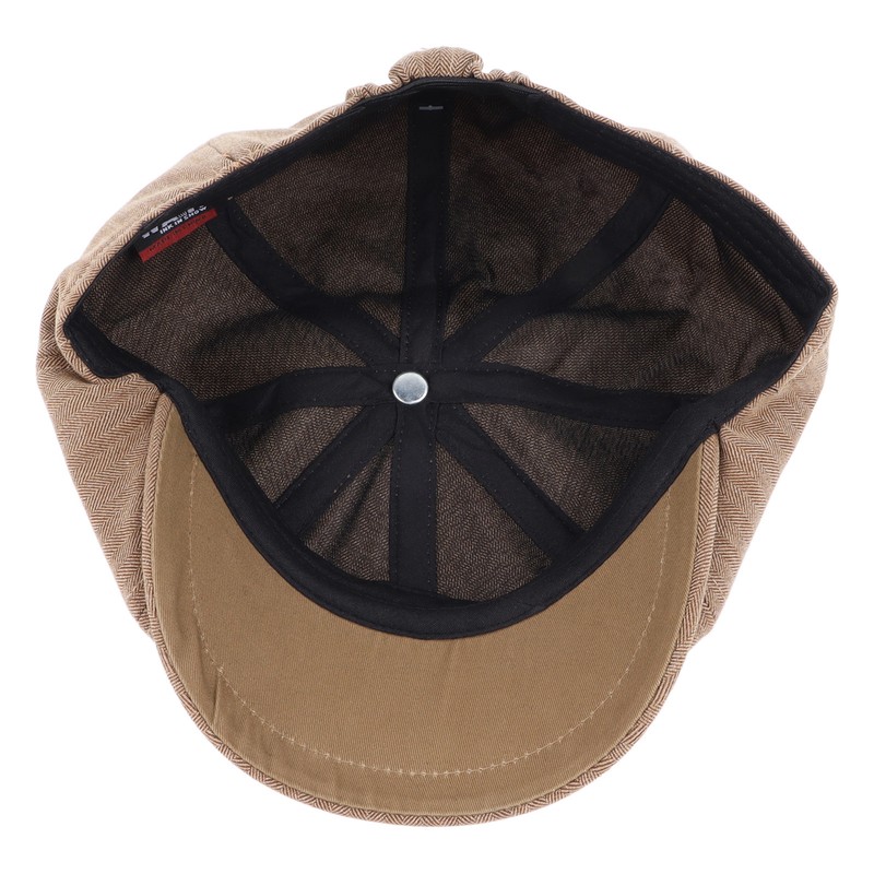 Men Newsboy Hat Vintage Style Soft Cotton Casual Octagonal Hats
