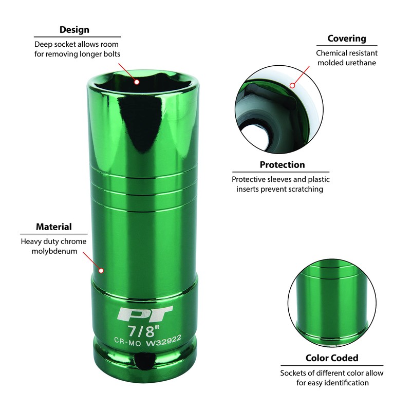 Performance Tool W32922 Performance Tool 1/2-Inch Impact Drive 7/8-Inch Thin
