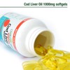 Natures Aid Cod Liver Oil, 1000 mg, 180 Softgel Capsules