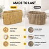 Bathroom Storage Set - Toilet Paper Storage Basket - Aluminum