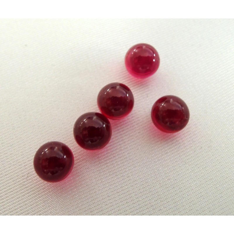 Unbranded Ruby Ball 1mm, Sphere, Corundum, Bearing, Lens, Synthetic