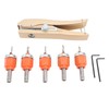 6PCS Set Countersink Drill Bit Set Multifunctional Adjustable Tapered Drill