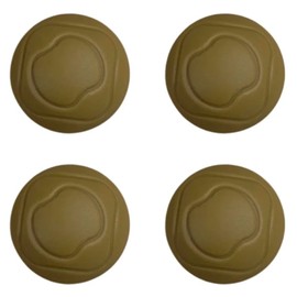 NDS Camping Chair Stabilizing Rubber Ball Feet, 55mm, Green, Durable, Outdoor Chair Leg Cap for Uneven Surfaces (Beige)