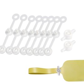 300 Pcs Resin Snap Button,Disposable Button Fastener Wrist Bands for Wristbands for Events Party Wristbands Clothing Tags