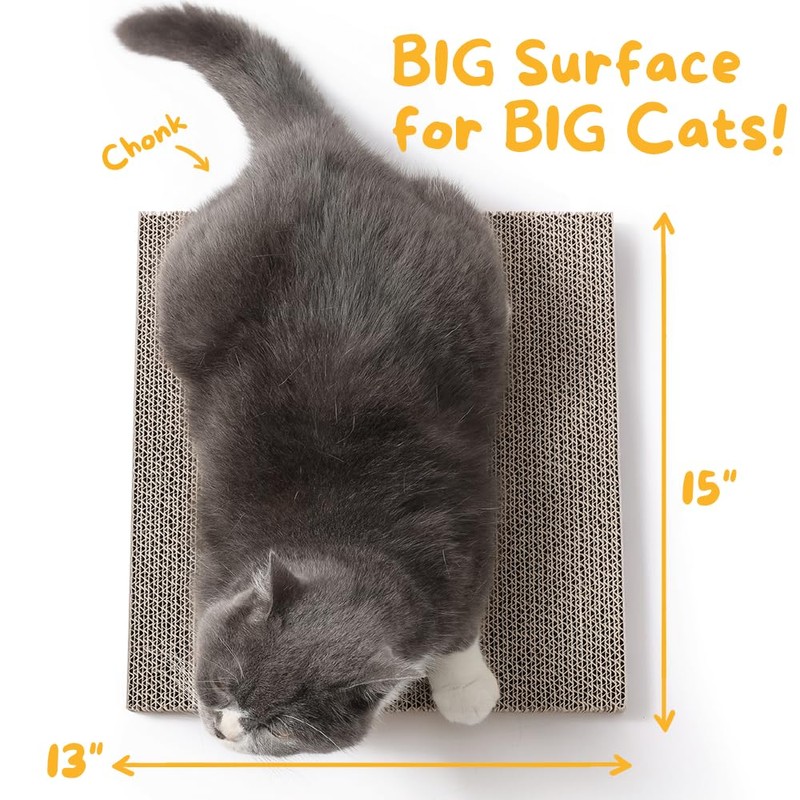 Hide & Scratch Cat Scratcher Pad – 4 Pack |