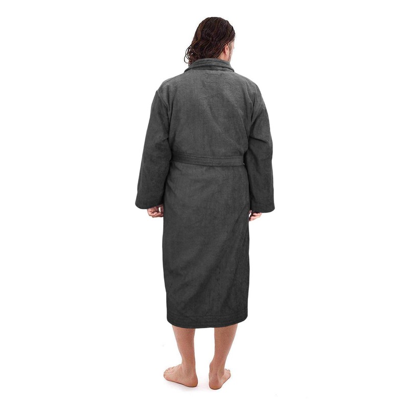 Marquess All-Cotton Bathrobe Thick Plush Cloth Housecoat Terry Toweling for