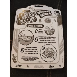 Ja-ru Poo Doo Splashing Saucer - Pool Toy - NEW - Yellow