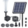 6V 1.5W Solar Water Pump 6 Modes 160L/h 50cm Lifting