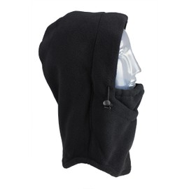 SEIRUS Hoodz Face Mask, L/XL, BLACK