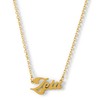 Sorority Shop Zeta Tau Alpha Necklace — Retro Font Design