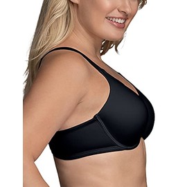 Vanity Fair Vanity Fair Women's Full Figure Beauty Back Smoothing Bra, Underwire-Black, 38G