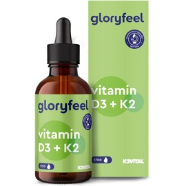 Vitamin D3 + K2 Drops (50ml) – Premium 99.7% All-Trans K2 (K2VITAL®) & Highly Bioavailable D3 – High-Dose, Lab-Tested, Additive-Free, Made in Germany