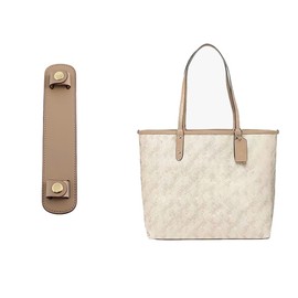 jiesinlov Microfiber Leather Shoulder Strap Pads Replacement Cushion Strap Covers for Tote Bags Detachable (Khaki)