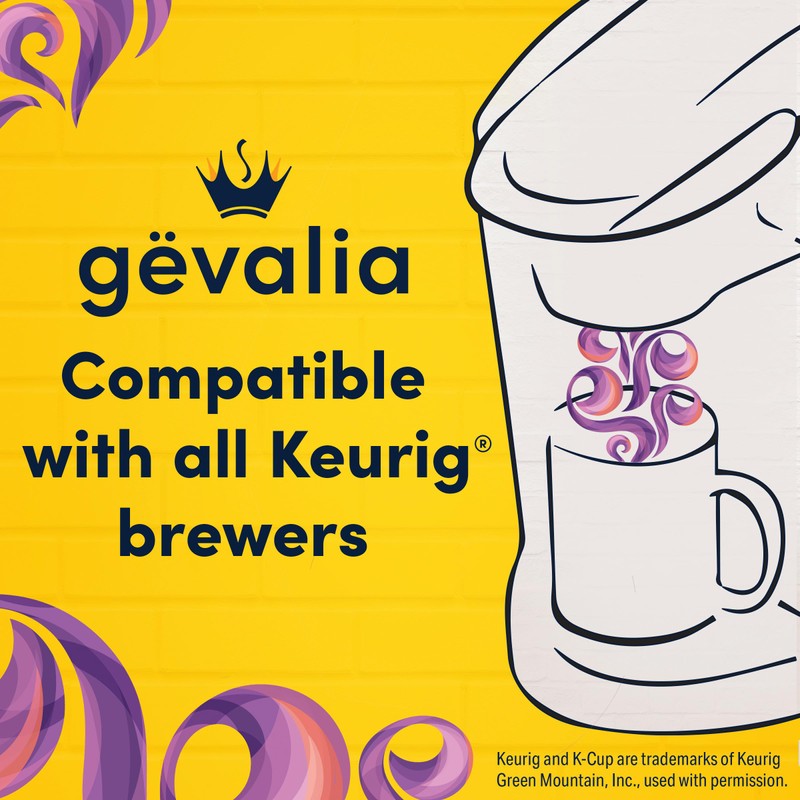 Gevalia Dark Royal Roast Dark Roast K‐Cup Coffee Pods, 10