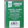 Collectible Supplies Thick Card Soft Sleeves for Thicker Trading Cards (100 Count)