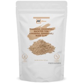 100% Natural Moroccan Rhassoul Clay Powder/Nude/Ghassoul Lava Clay Powder for Hair Masks, Creams, Face Masks, Scrubs and Soap Making 0.5 lbs / 227 g