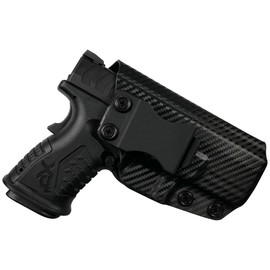 Maxtor Tactical IWB Max Cover Holster Fits Springfield XD-M Elite 3.8'' (Carbon Fiber, Right Handed) Inside Waistband Kydex Gun Holster American Made Durable Lightweight Carry Gear
