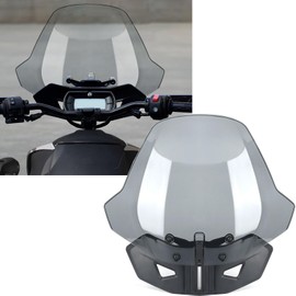 RUNNING PANTHER Adjustable 3 inches Windshield for Can-Am Ryker 600 900 Sport & Rally Edition 2019-2023 All Models, Front Vented Wind Deflector Windscreen Accessories( Replace # 219401023, 219400771)