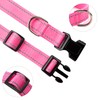 OEFEO Reflective Dog Collar for Small,Medium, and Large Dogs,Ajustable Nylon