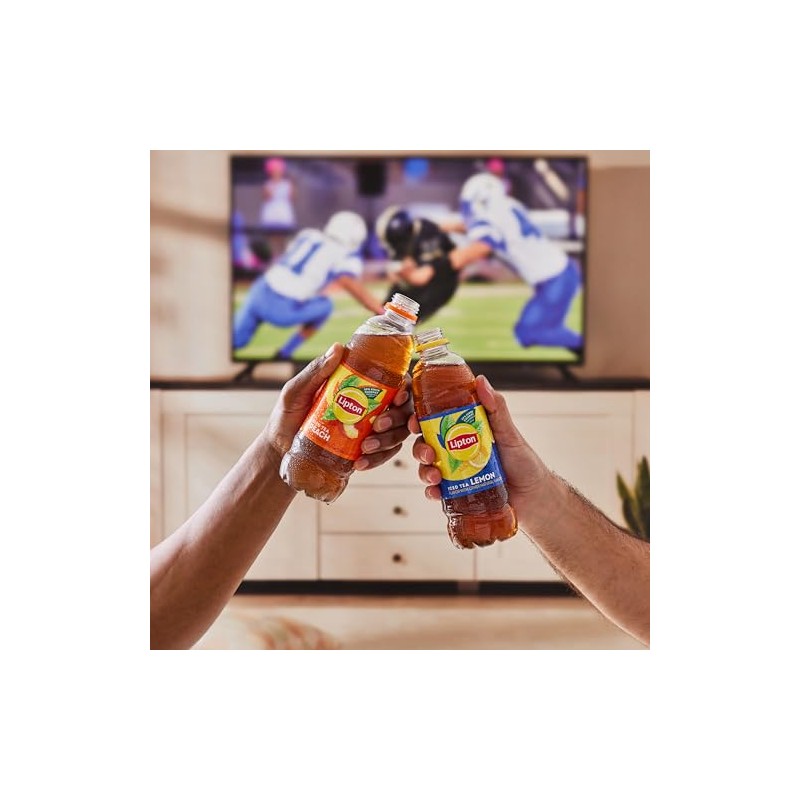 Lipton Iced Tea Lemon, 16.9 Fl Oz Bottles (Pack of