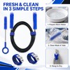 CPAP' Hose Cleaning Kit with 6.5ft Flexible Brush, Soft Mask