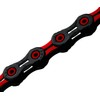 KMC Unisex's Black/Red DLC 11 Chain, 1/2” x 11/128”