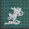 A Get Well Soon Sentiments Metal Cutting Die, Cutter Stencil,