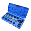 CALIDAKA Spark Plug Repair Kit 16Pcs Carbon Steel Spark Plug
