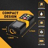 PREXISO Laser Measure, 265Ft Rechargeable Laser Distance Meter with Multi-Measurement