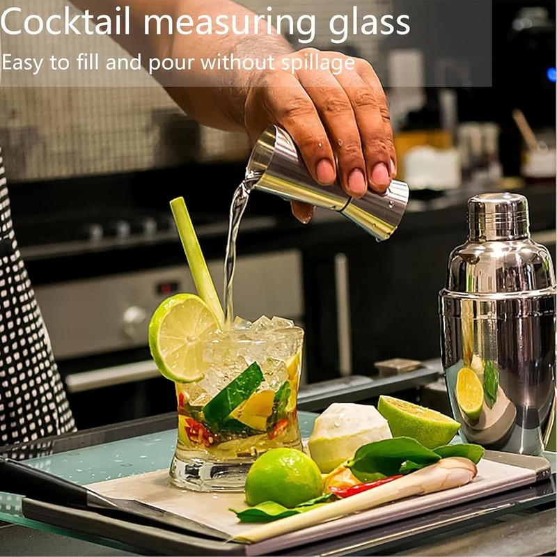Cocktail Measuring Cups, Pack of 3, 3cl/4cl/5cl Measuring Cup, Cocktail,
