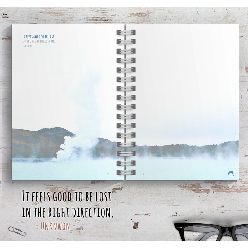 Travel Diary Iceland to Write Yourself or as a Farewell