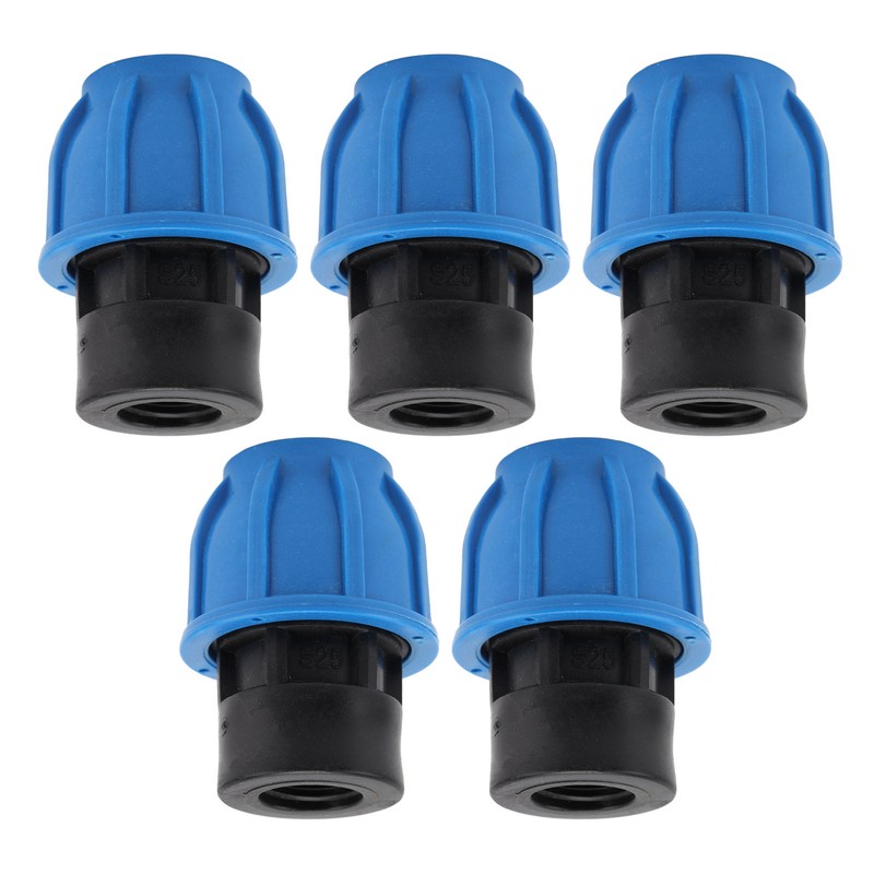 5PCS Plumbing Fittings Water Pipe Quick Connector Coupling Kit Female