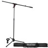 Clutch Microphone Stand Live Gig Karaoke Mount Holder w Mic