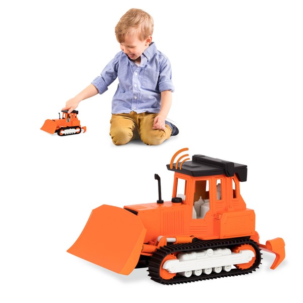 Driven by Battat – 7-Inch Bulldozer Toy with Lights &