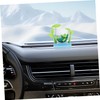 SUPVOX Automotive Solar Ornament Swing Turtle Dashboard Decoration Solar-Powered Car