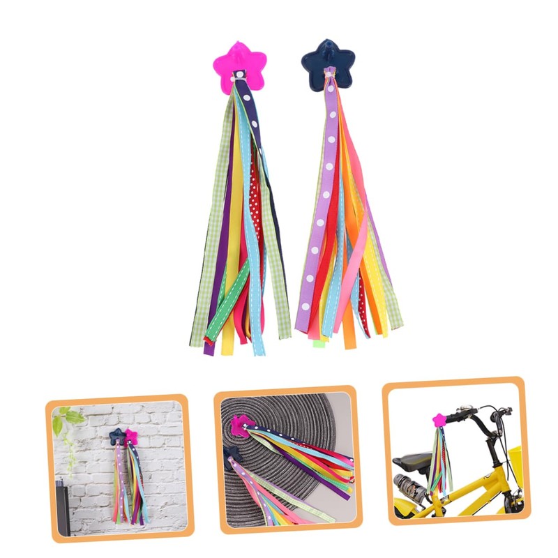 Sosoport Mini Bike Accessories Streamers Scooter Handlebar Tassels for Boys