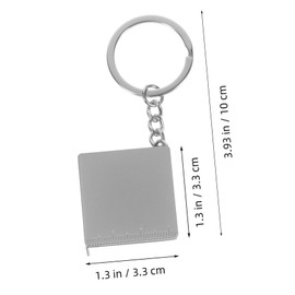Operitacx 1Pc Tape Measure Keychain Retractable Portable Measuring Tool with Stable Slide Lock for Home and Outdoor Use present for Parties and Celebrations