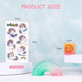 flintronic Pack of 30 Rainbow Spiral Springs Magic Rainbow Puzzle, Party Bags, Children's Birthday Party Favours, Rainbow Spiral for Children, Give Aways Children's Birthday Party