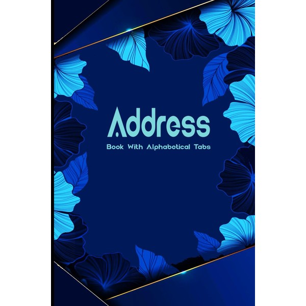 Address Book With Alphabetical Tabs: Personal Telephone & Contact Logbook