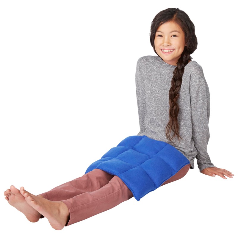 Covered In Comfort Weighted Lap Pad, Large, Blue