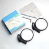 BriskMore, Specchietti retrovisori convessi neri, 2 pezzi, regolabili, per manubrio