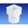 Wavin OSMA 4T836 WHITE Drain Adaptor Square to Round for